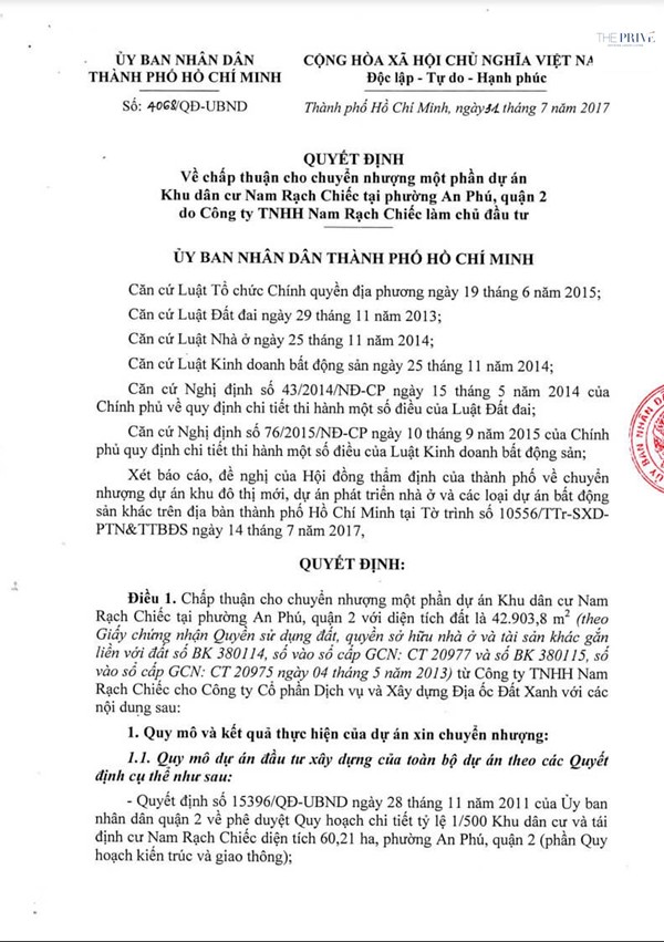 Pháp Lý The Prive: Nền Tảng Minh Bạch Tạo Lợi Thế Đầu Tư Bền Vững